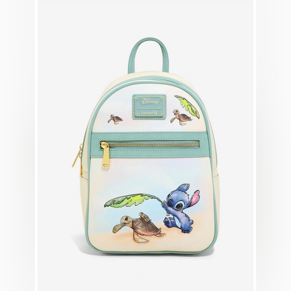 Loungefly Disney Lilo & Stitch Turtles Mini Backpack - BoxLunch Exclusive